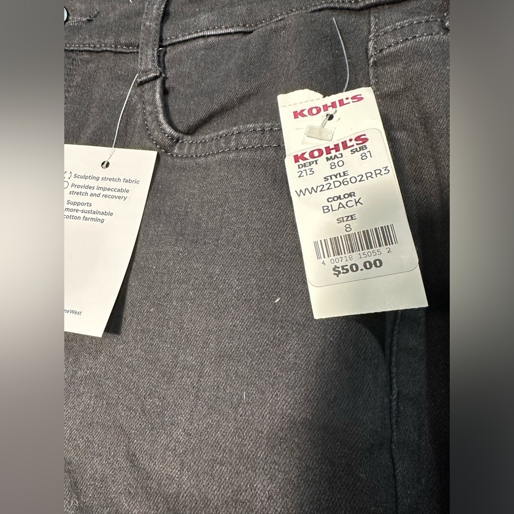 NWT Nine West High Rise Skinny Jeans Size 8 - Picture 5 of 6